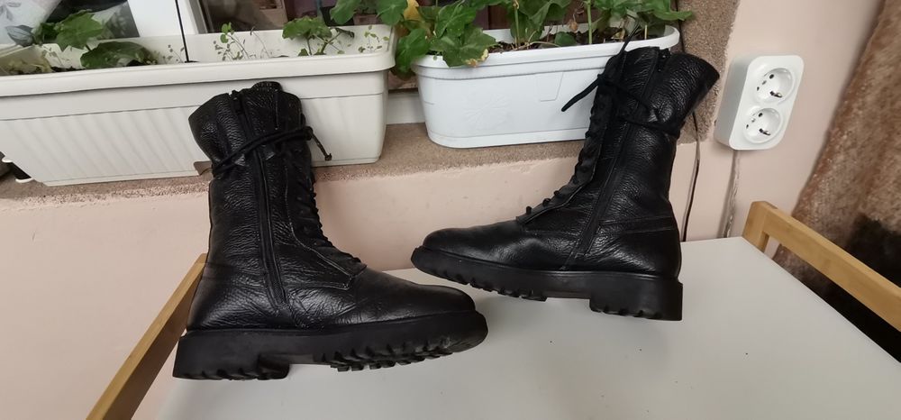 Дамски ботуши от естествена кожа 39 н.