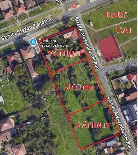 De vanzare teren intravilan in cartierul Gai Arad