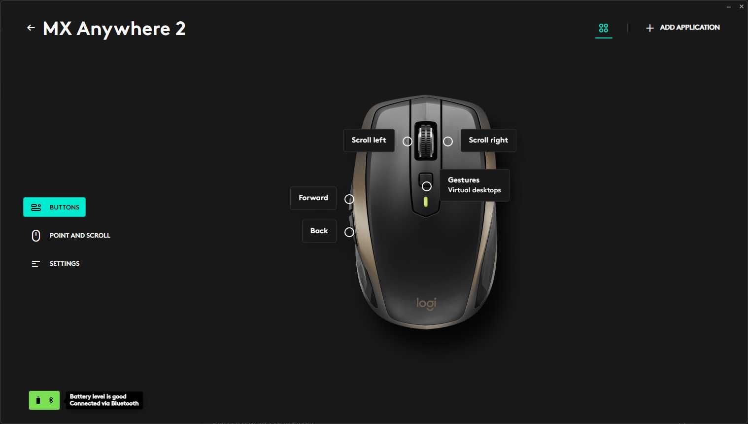 Mouse Logitech MX Anywhere 2 (Bluetooth/Unifying)