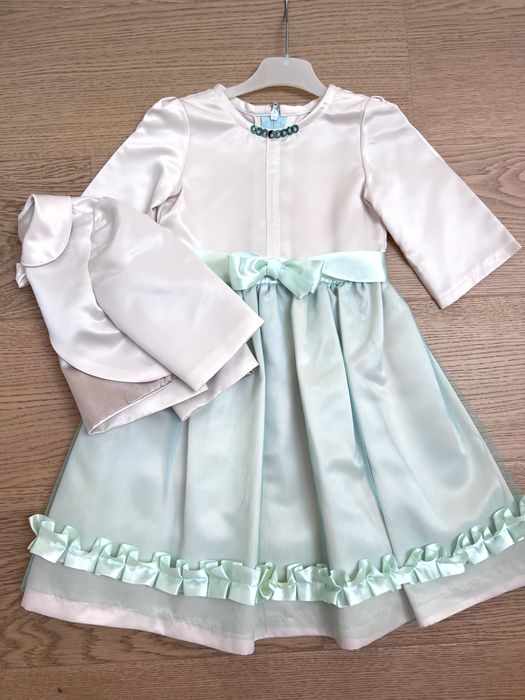 Rochie elegantă si bolero pentru copii 3-4 ani, făcute la comandă