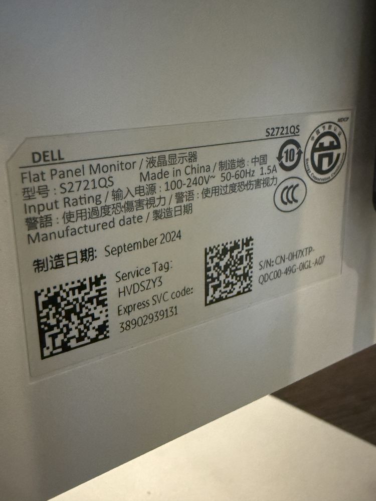Монитор DELL S27210S 27inch 4k