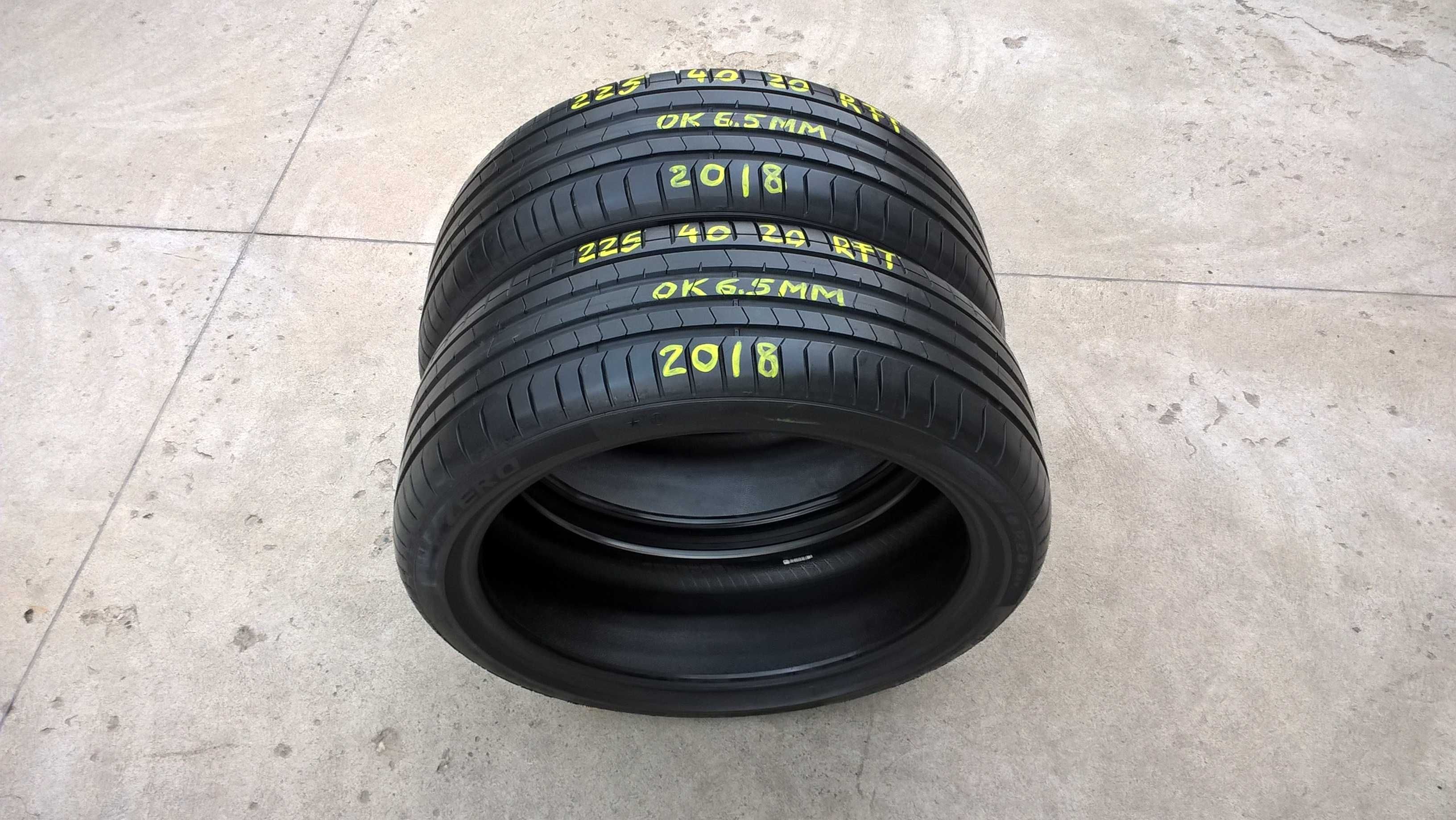 Doua anvelope de vara 225 40 20 pirelli p zero PZ4 run flat