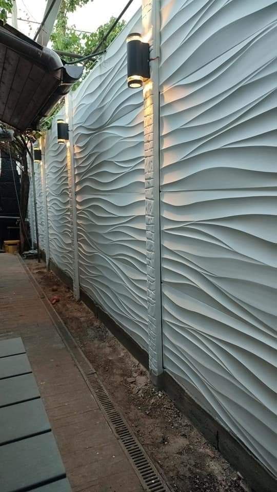 Gard beton din placi prefabricate