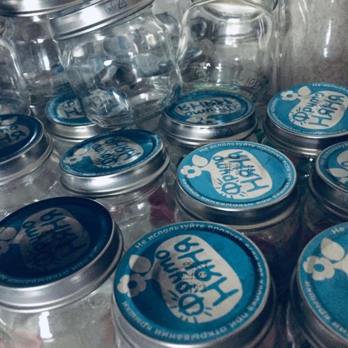 Баночки пустые из под пюре