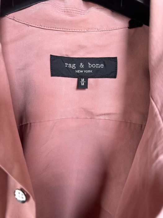 RAG & BONE мъжка риза пепел от рози, много удонба материя