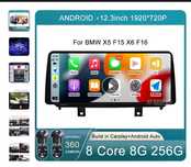 12.3" Android 14  BMW X5 F15 X6 F16 2014-2017 NBT Car GPS Navigation