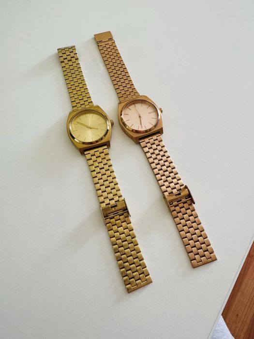 Nixon Time Teller Gold + Rose Gold
