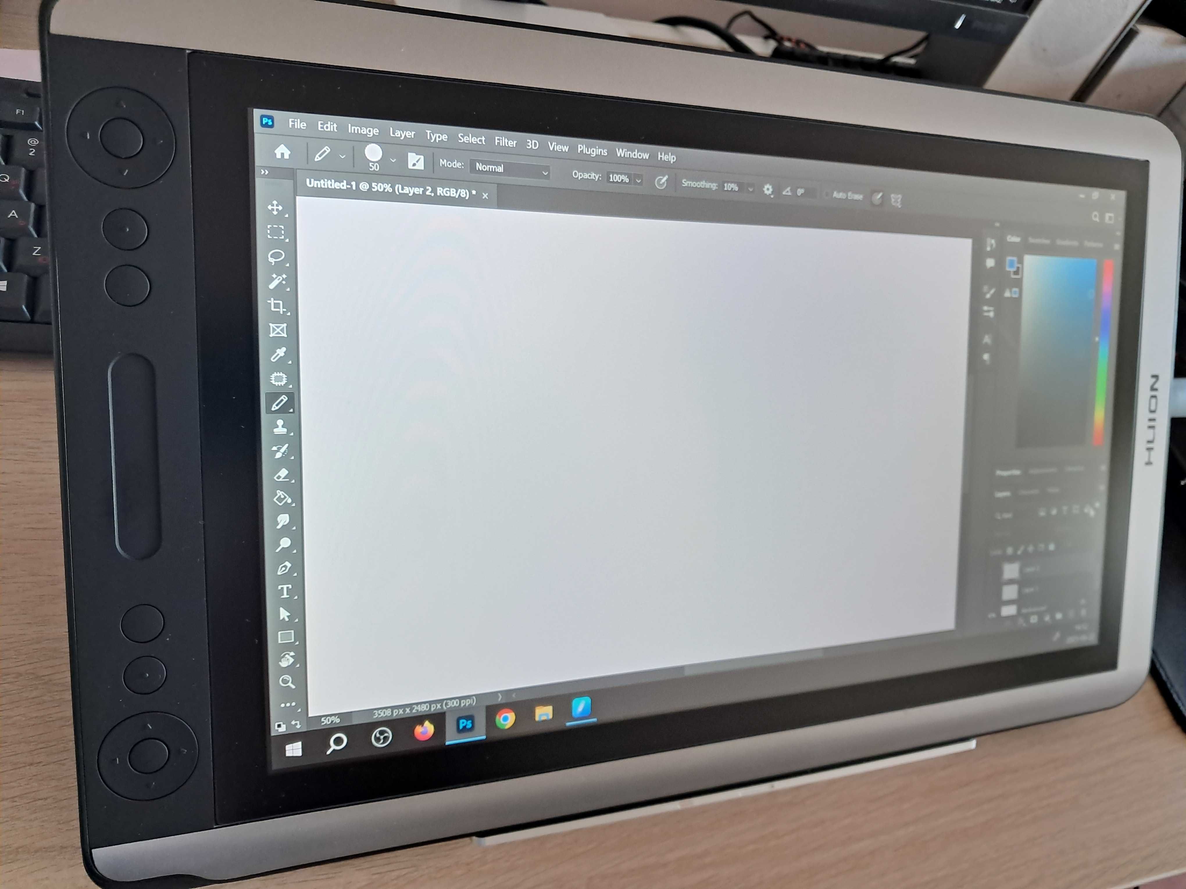 Графичен таблет с дисплей за рисуване Huion Kamvas GT-156HD V2