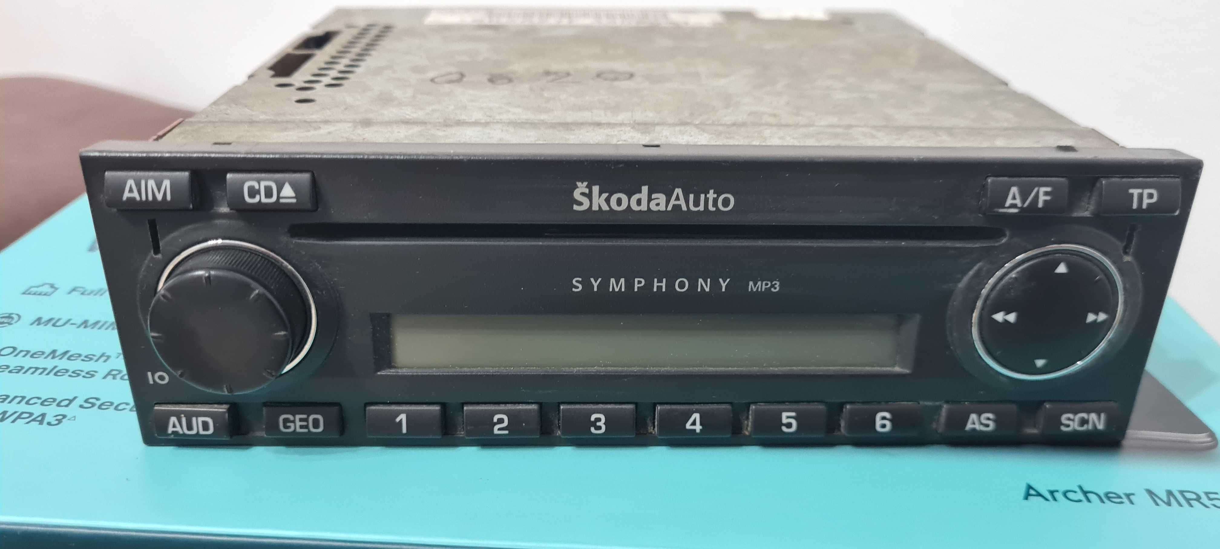 Radio cd symphony skoda octavia 1 fabia 1 2 superb 1