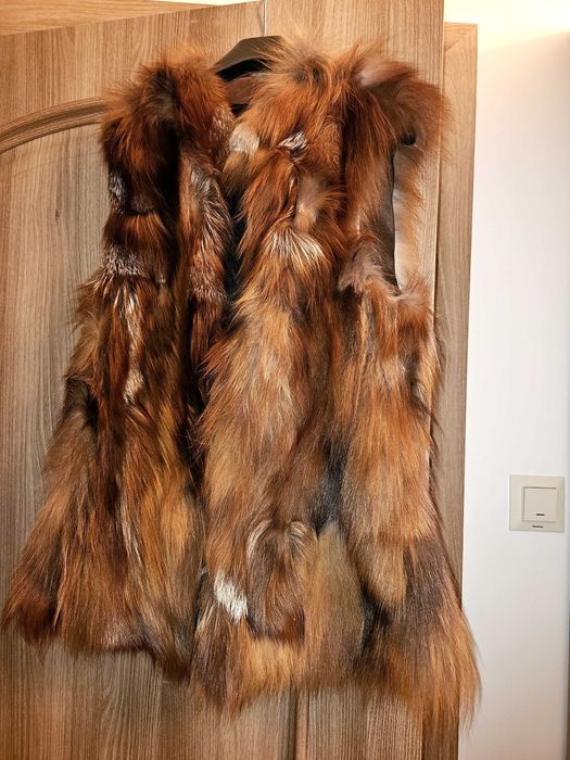 Елек естествен косъм от лисица