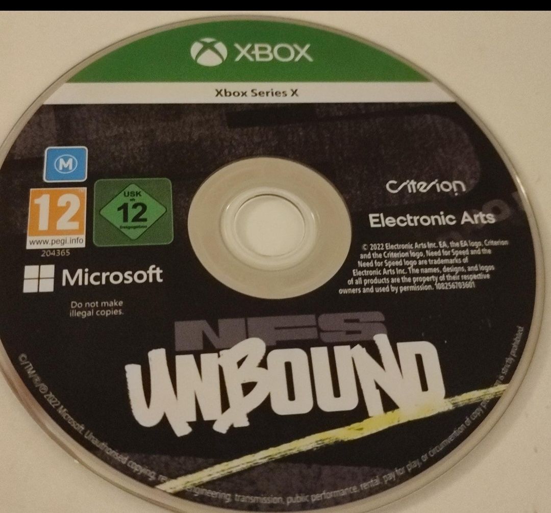 Vând joc NFS Unbound pentru Xbox X