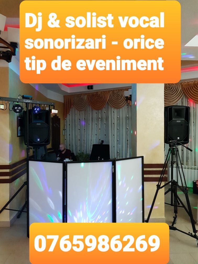 Dj solist vocal formație orice tip nunți cumatrii conferințe majora