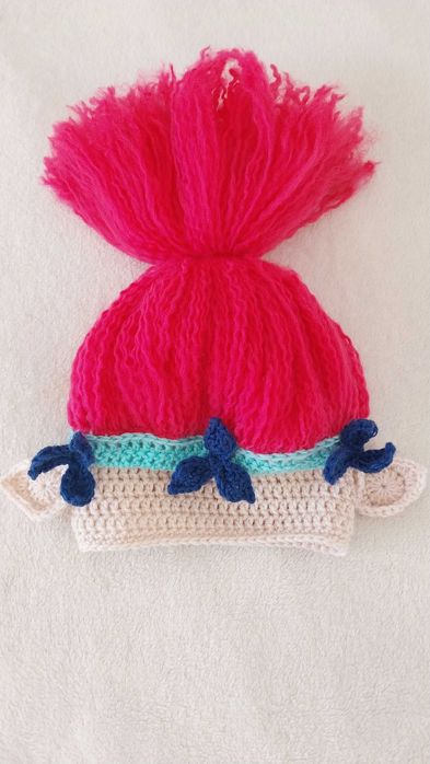 Caciula pentru fete Poppy troll