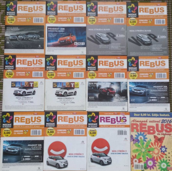 Colectie Rebus de Buzunar (Mai 2016 - August 2018)