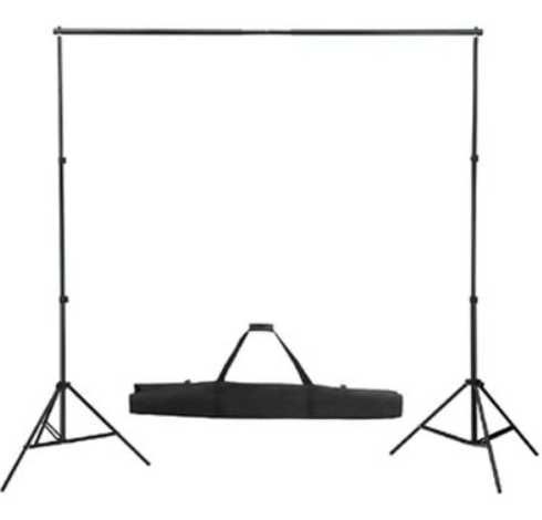 Set trepied pentru greenscreen, suport 2 x 3m cu pânză inclusă
