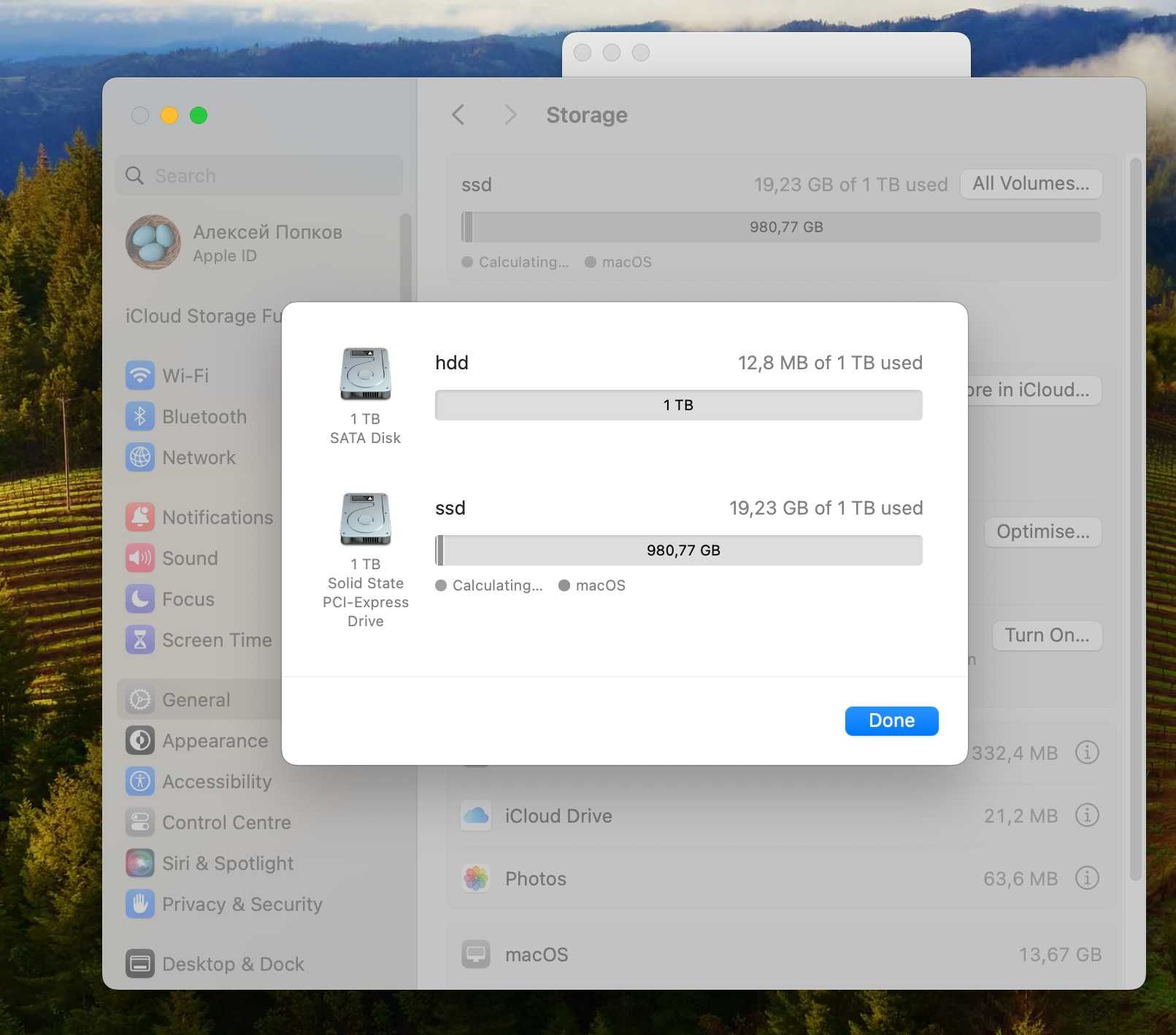 iMac 2019, 32Gb RAM, 1Tb SSD + 1TB HDD