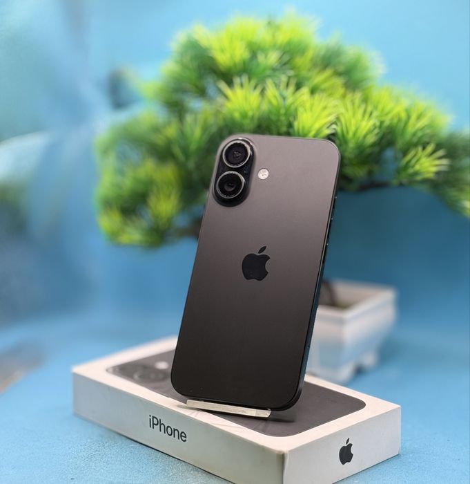 ГАРАНЦИОНЕН!!! Apple iPhone 16, 128GB, 5G, Black