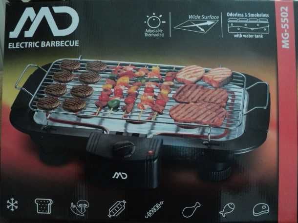 Gratar/Grill electric AAD MG-5502, 60x40 cm, fara fum, absolut nou