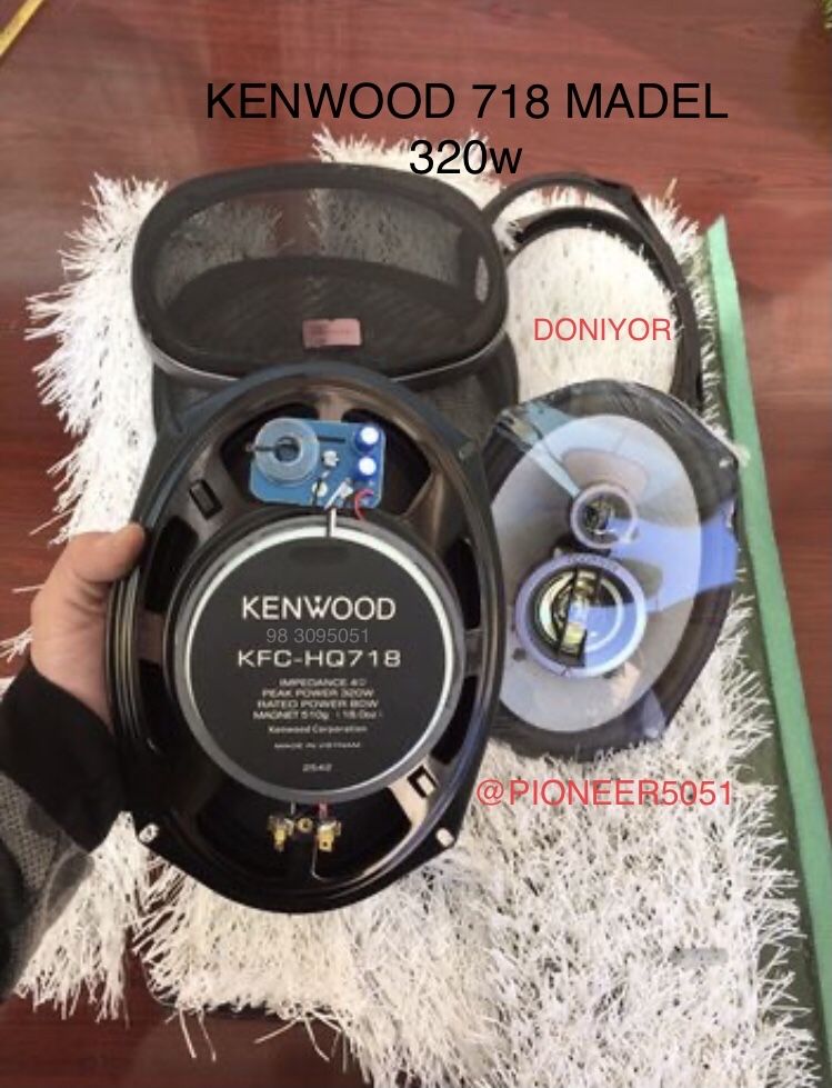Kenwood xtoy nusxasi калонка 718 мадел 320w 2ta yangi