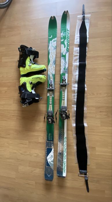 Ski tura Dynafit Gasherbrum + Clapari Roxa Rx Tour + Foci Majesty