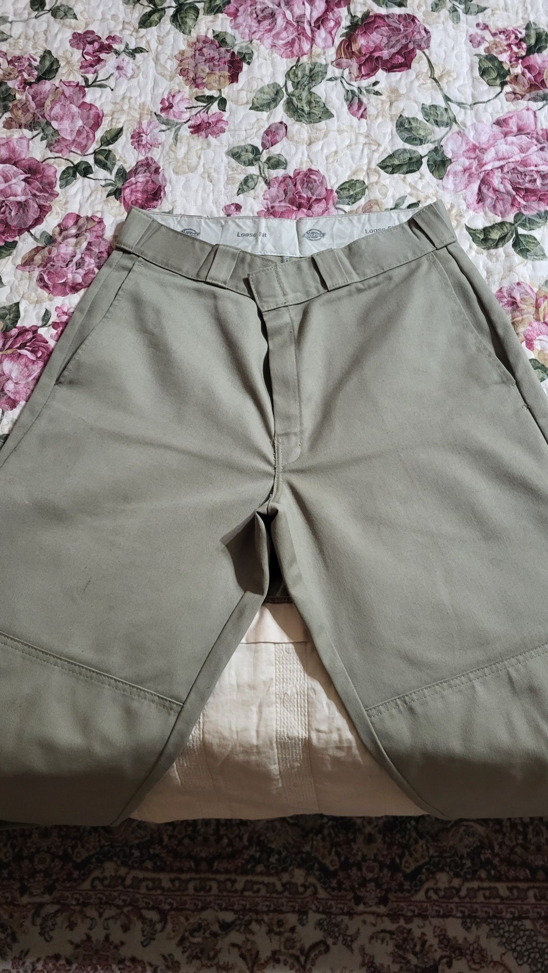 Dickies double knee khaki