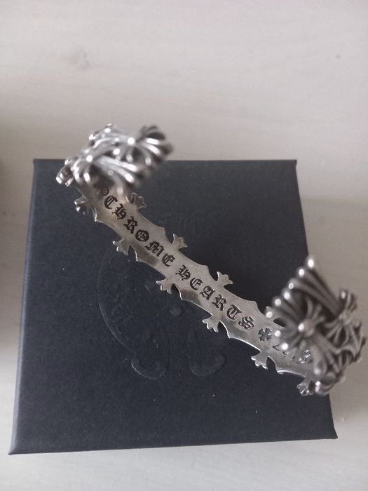 Гривна , пръстен и обеци Chrome hearts