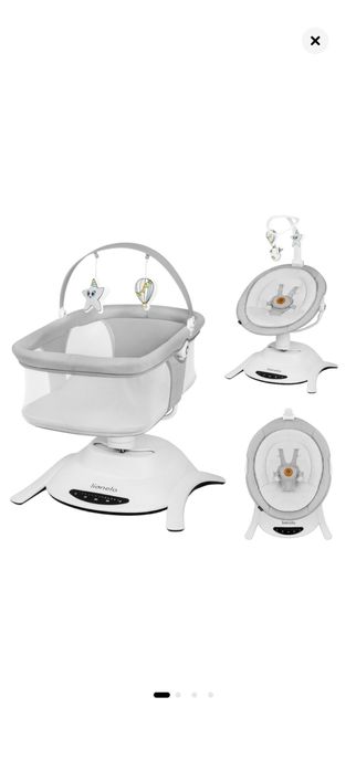 Balansoar/Patut bebe 2 in 1 Lionelo Bella Set