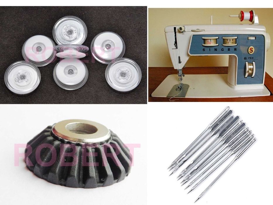 Piese pt masina cusut Singer 700 - pinion mosoare ace ulei bec etc