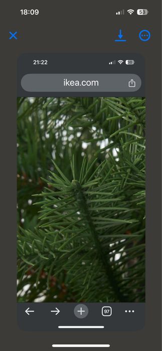 Brad artificial  ikea 150 cm