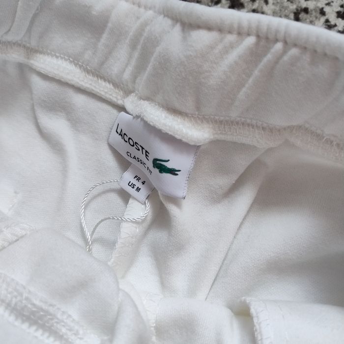 Pantaloni Lacoste Albi (M) Noi | Livrare cu verificare