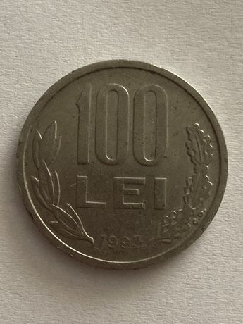 Monedă 100 lei anul 1993