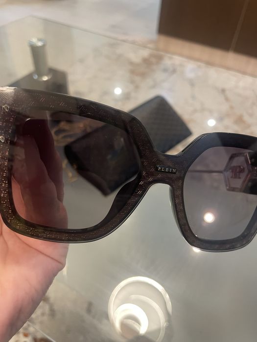 Оригинални очила Philip Plein с чантичка от кожа