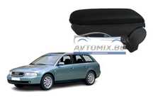 Подлакътник, VW Passat B5, Audi A4 B5, текстилен, черен