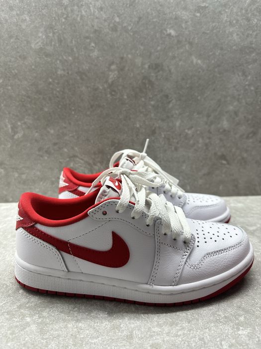 Air Jordan 1 Low OG 'White/Red' noi