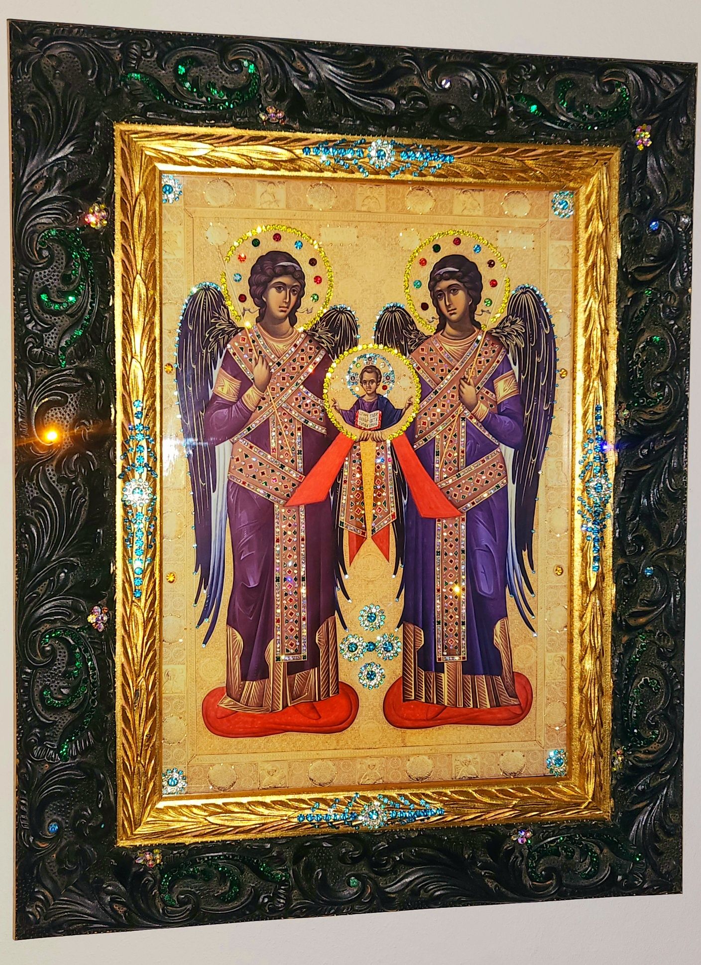Icoană Sfinții Arhangheli Mihail și Gavriil