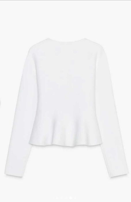 Нова жилетка с етикет на ZARA с пелпум ефект размер М