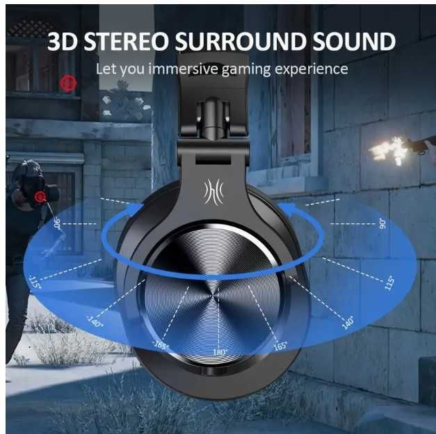 Hi-Res кабелни Геймърски Слушалки с Отделящ се Микрофон