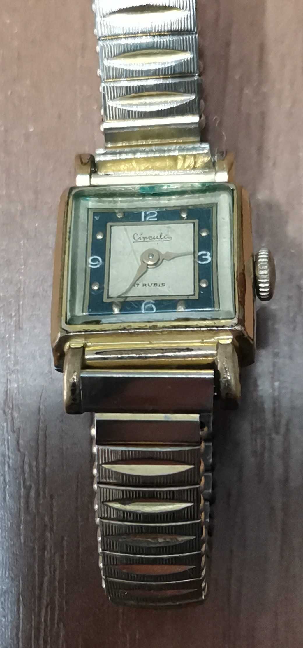 Ceas mecanic automaticWatch Pique GoldPlated ZentRa Savoy Boma Circula