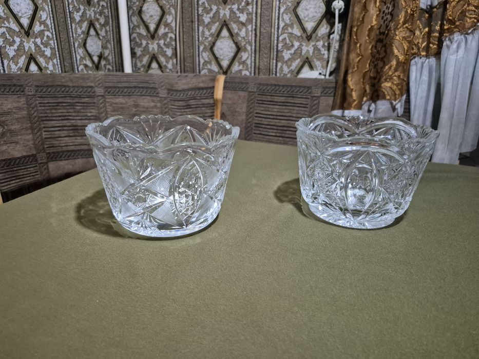 Ваза хрустальная производства России можно для салата конфет и др