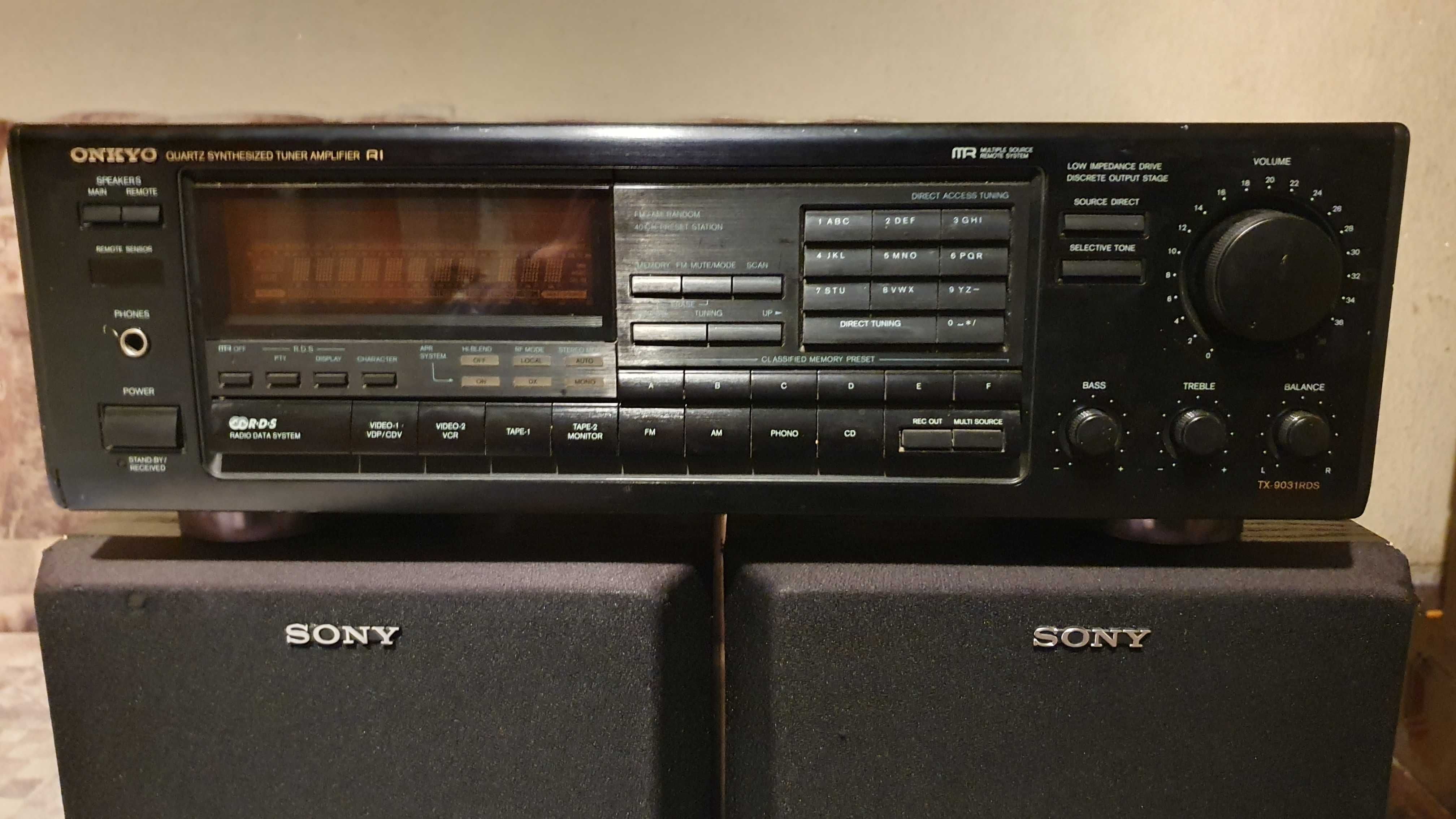 Sistem audio boxe Sony SS-E462V + amplificator Onkyo TX-9031RDS