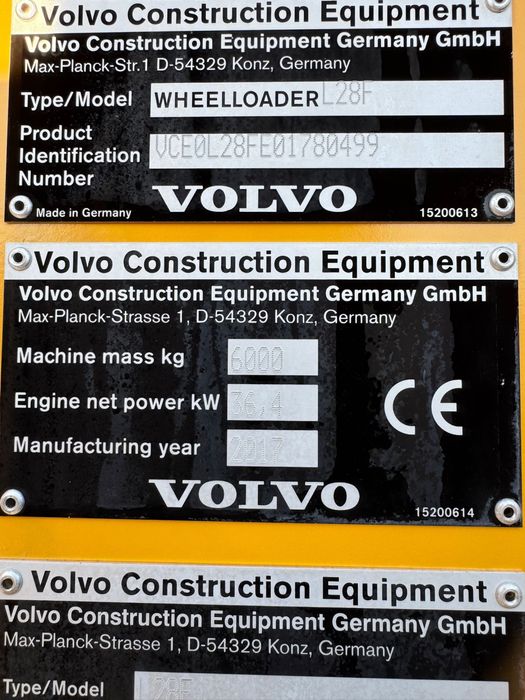 Incarcator frontal Volvo L28F