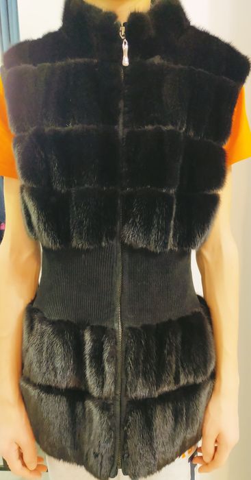 Норковая жилетка