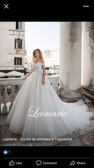 Rochie mireasa “LaMarie” marimea 36-40