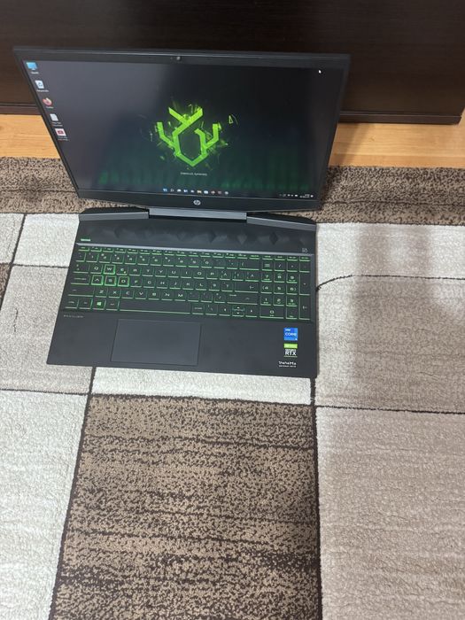 HP RTX 3050TI TITANUM NMVE 3TB ca NOU I5-11300H RAM pot pune 64GB