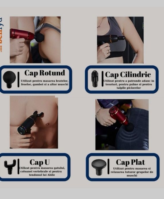 Aparat de masaj tip pistol