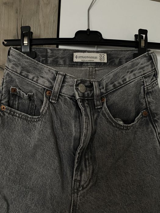 Сиви дънки Stradivarius 32 размер