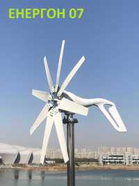 НОВ ветрогенератор 12v 1000w 8 витла вятърна турбина перка зелена енер