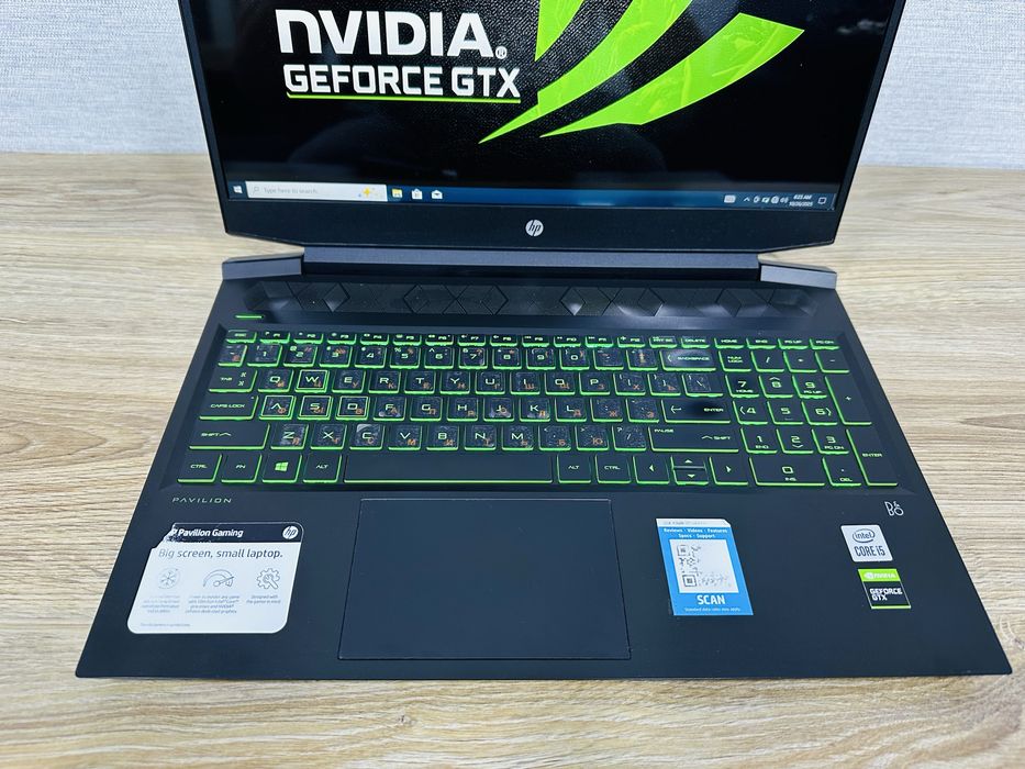 HP Pavilion Gaming Core i5-8 Ядерный с Мощной Видеокартой GTX1650