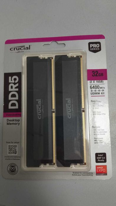 Kit 32gb 2x16gb DDR5