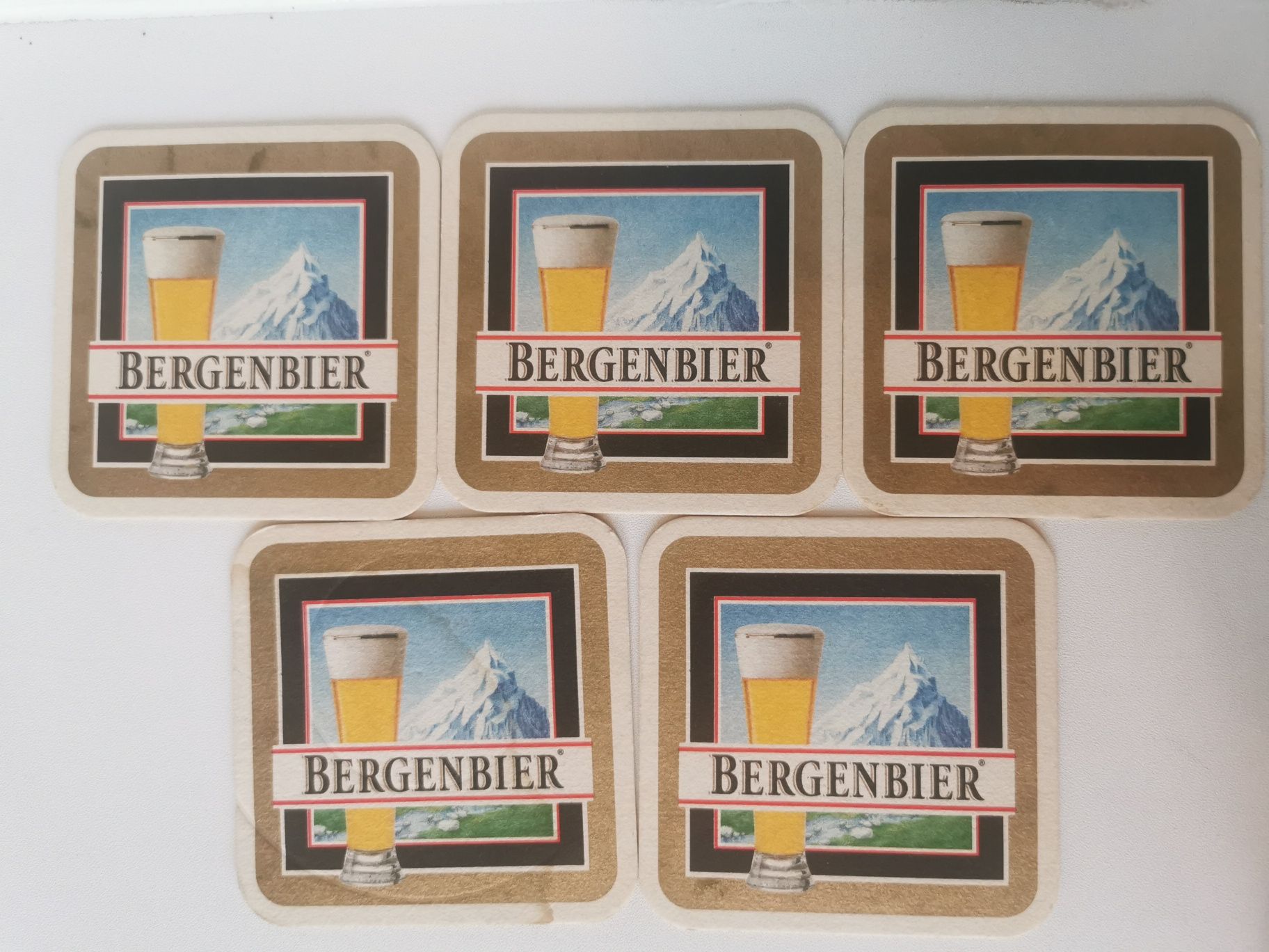 Suport Pahar Bergenbier Suporti pahar Biscuiti Set coastere Bergenbier